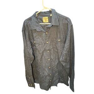 Red Head Brand Co. Men's XLT Long Sleeve Button Up Shirt Blue Authentic‎ Goods